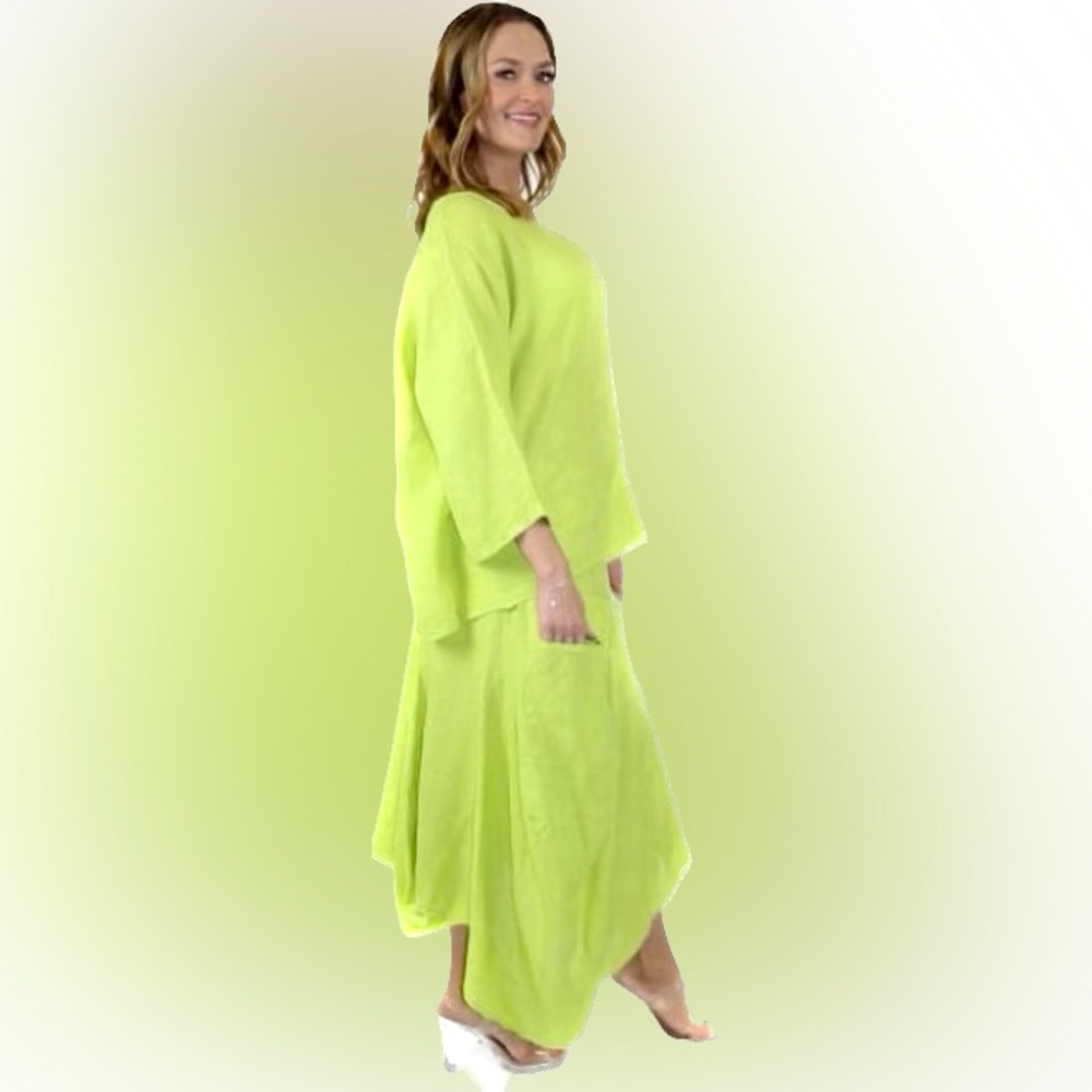 Linen 3pc Skirt Set